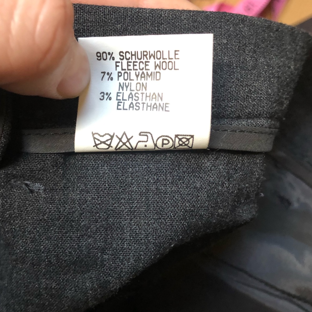Jil Sander Fleeced Wool Charcoal Grey Trouser Pants - Picture 6 of 13